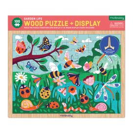 Garden Life 100 Piece Wood Puzzle + Display