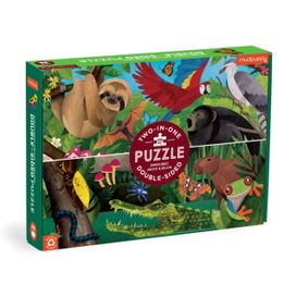 Rainforest Above & Below 100 Piece Double-Sided Puzzle Rainforest Above & Below 100 Piece Double-Sided Puzzle