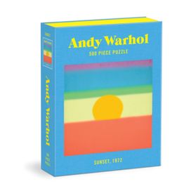 Andy Warhol Sunset 500 Piece Book Puzzle Andy Warhol Sunset 500 Piece Book Puzzle