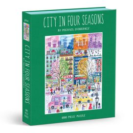 Michael Storrings City in Four Seasons 1000 Piece Book Puzzle