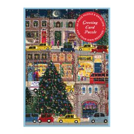 Joy Laforme Winter Lights Greeting Card Puzzle Joy Laforme Winter Lights Greeting Card Puzzle