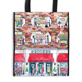 Michael Storrings a Day at the Bookstore Reusable Shopping Bag