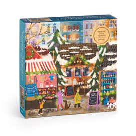 Joy Laforme Merry Market 1000 Piece Foil Puzzle in a Square Box Joy Laforme Merry Market 1000 Piece Foil Puzzle in a Square Box