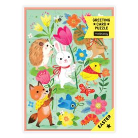 Hoppy Easter! Greeting Card Puzzle Hoppy Easter! Greeting Card Puzzle