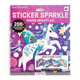 Unicorn Magic Sticker Sparkle Poster Activity Kit