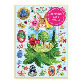 Artisanal Eggs Greeting Card Puzzle Artisanal Eggs Greeting Card Puzzle