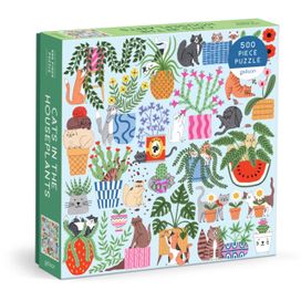 Cats in the Houseplants 500 Piece Puzzle Cats in the Houseplants 500 Piece Puzzle