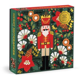 Merry Nutcracker 500 Piece Foil Puzzle Merry Nutcracker 500 Piece Foil Puzzle