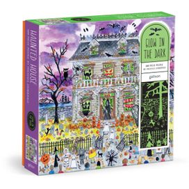 Michael Storrings Haunted House 500 Piece Glow in the Dark Puzzle Michael Storrings Haunted House 500 Piece Glow in the Dark Puzzle