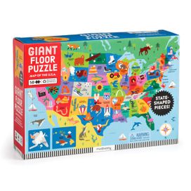 Map of the U.S.A. 50 Piece Giant Floor Puzzle