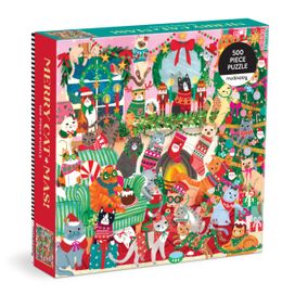 Merry Catmas! 500 Piece Family Puzzle Merry Catmas! 500 Piece Family Puzzle