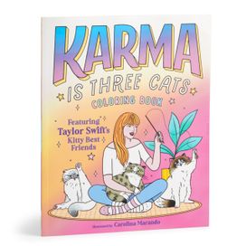 Karma is Three Cats Coloring Book