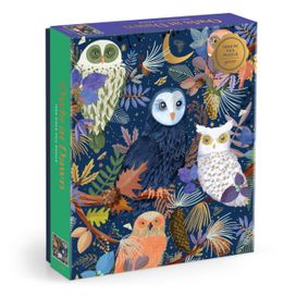 Owls At Dawn 1000 Piece Foil Puzzle Owls At Dawn 1000 Piece Foil Puzzle