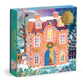 Home Sweet Holidays 500 Piece Foil Puzzle Home Sweet Holidays 500 Piece Foil Puzzle