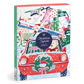 Christmas Joyride 9 x 12" Paint by Number Kit