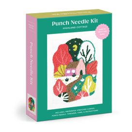 Highland Cottage Punch Needle Kit Highland Cottage Punch Needle Kit