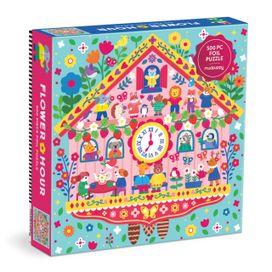 Flower Hour 500 Piece Foil Family Puzzle