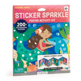 Mermaid Magic Sticker Sparkle Poster Activity Kit
