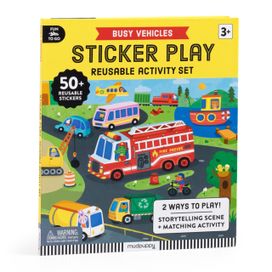 Busy Vehicles Sticker Play Reusable Activity Kit