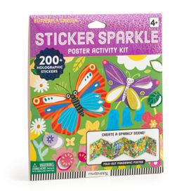 Butterfly Garden Sticker Sparkle Poster Activity Kit Butterfly Garden Sticker Sparkle Poster Activity Kit