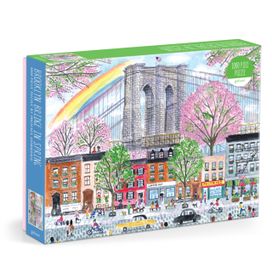 Michael Storrings Brooklyn Bridge in Spring 1000 Piece Puzzle