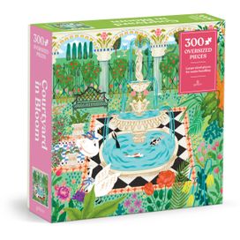 Courtyard in Bloom 300 Piece Puzzle