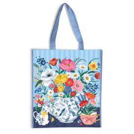 Teatime Bouquet Reusable Shopping Bag
