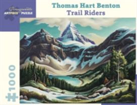 Thomas Hart Benton Trail Riders 1000-Piece Jigsaw Puzzle Thomas Hart Benton Trail Riders 1000-Piece Jigsaw Puzzle