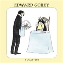 Edward Gorey Bustopher Jones Coasters