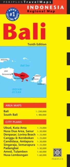 Bali Travel Map Tenth Edition Bali Travel Map Tenth Edition
