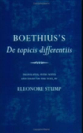 Boethius's "De topicis differentiis" Boethius's "De topicis differentiis"