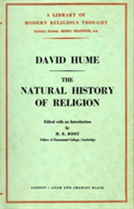 Natural History of Religion Natural History of Religion