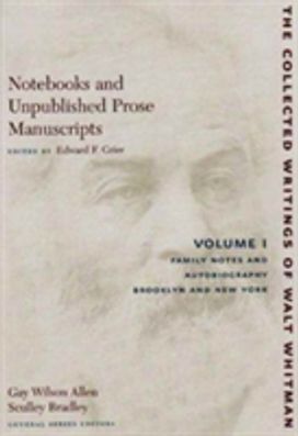 Notebooks and Unpublished Prose Manuscripts: Volumes I-VI