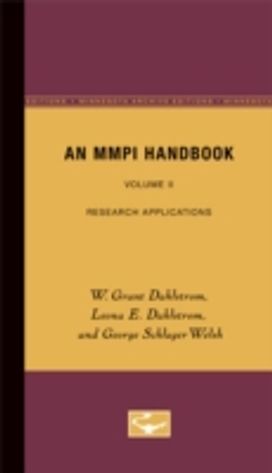 Minnesota Multiphasic Personality Inventory Handbook