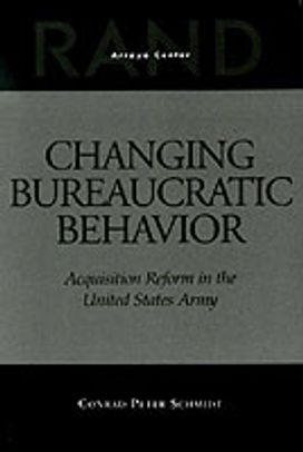 Changing Bureaucratic Behavior