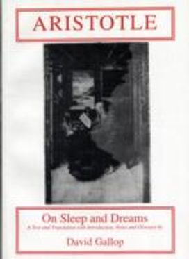 On Sleep and Dreams On Sleep and Dreams