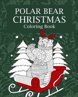 Polar Bear Christmas Coloring Book