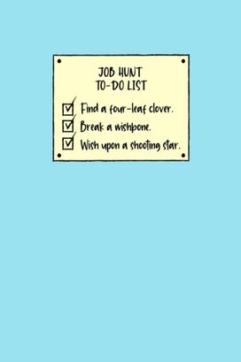 Job Hunt to-Do List