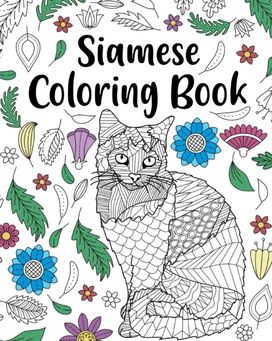 Siamese Cat Coloring Book Siamese Cat Coloring Book