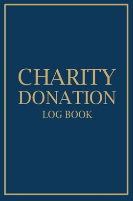 Charity Donation Log Book Charity Donation Log Book