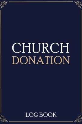 Church Donation Log Book