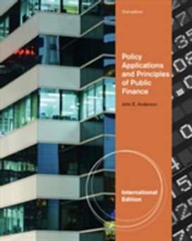 Policy Applications and Principles of Public Finance