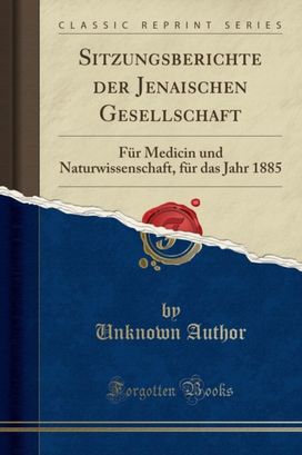 Sitzungsberichte Der Jenaischen Gesellschaft Sitzungsberichte Der Jenaischen Gesellschaft