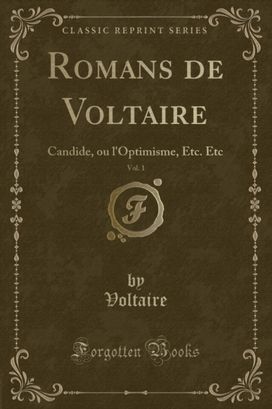 Romans de Voltaire, Vol. 1