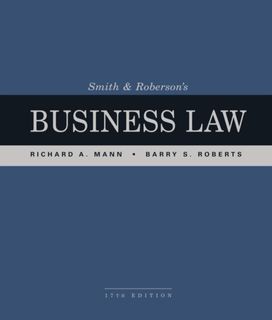 Smith and Robersona€™s Business Law