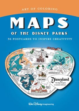 Art of Coloring: Maps of the Disney Parks