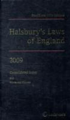 Halsbury's Laws of England. 2009 Halsbury's Laws of England. 2009