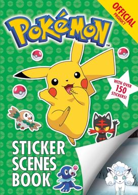 Official Pokemon Sticker Scenes Book Official Pokemon Sticker Scenes Book