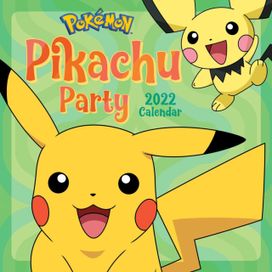 Pokemon Pikachu Party 2022 Wall Calendar Pokemon Pikachu Party 2022 Wall Calendar