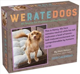 We Rate Dogs 2019 Day-To-Day Calendar